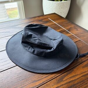 Black Wide-Brim Hat